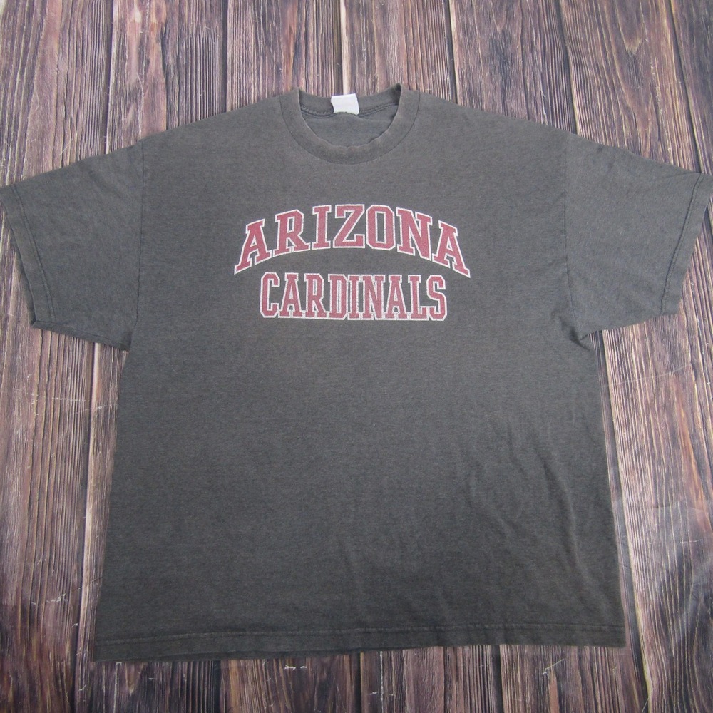 Arizona Cardinals Shirt Mens Charcoal Gray NFL Football Team Apparel Graphic Tee